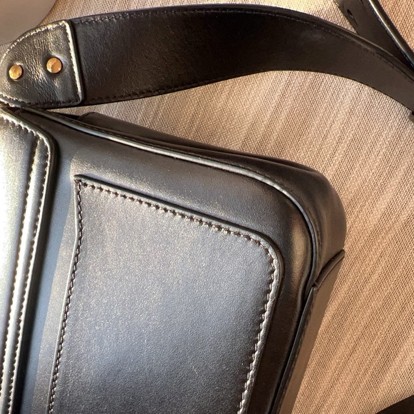 Chloe Leather C Crossbody Bag Black - Picture 6 of 13